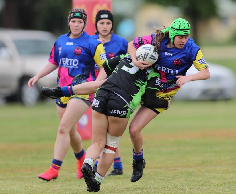 The under 16 Castlereagh Cougars were too good for the Panorama Platypi on Saturday. Photos: PHIL BLATCH