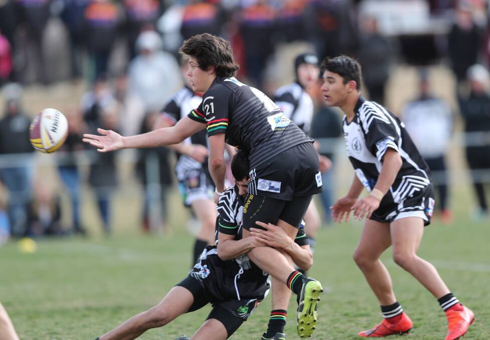 The Bathurst Panthers went down fighting to Cowra in the under 15s decider. Photos: PHIL BLATCH