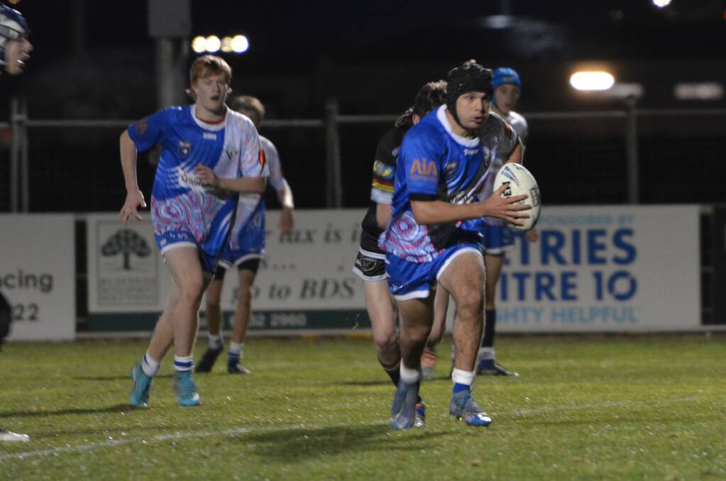 DERBY UNDER LIGHTS: St Pat's got the better of Group 10 JRL under 16s rivals Bathurst Panthers on Friday night at Jack Arrow Oval. Photos: ANYA WHITELAW