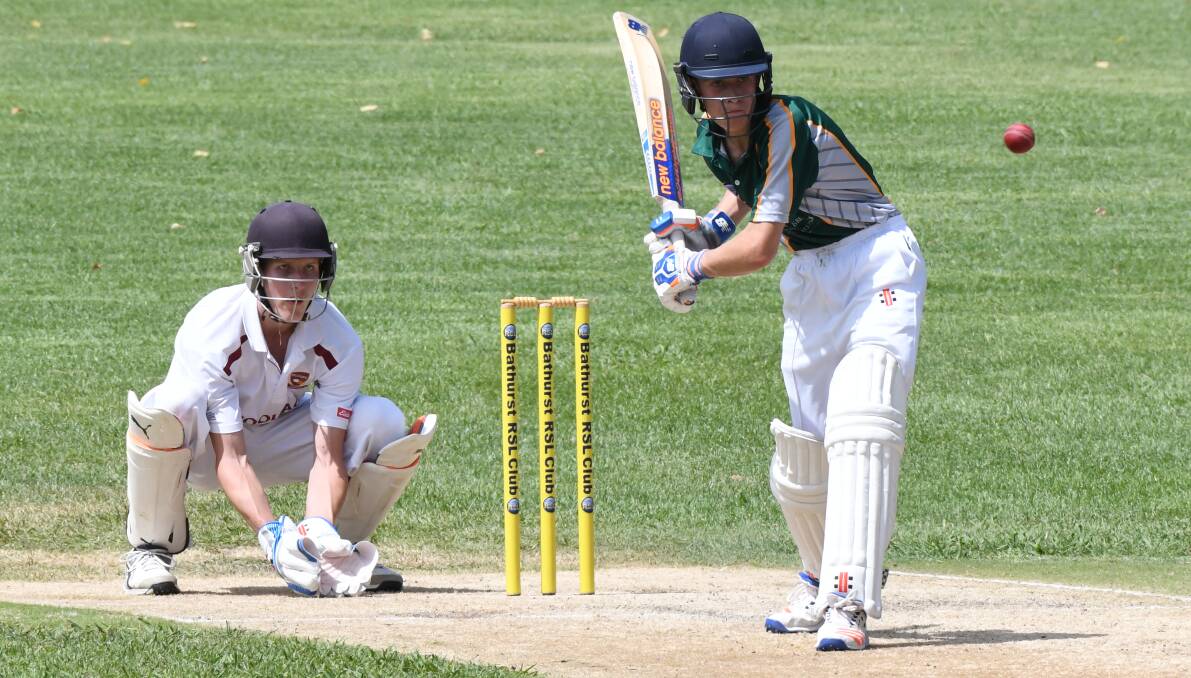 HUNGRY: Ben Cant and his fellow Bathurst players are determined to win this season's Mitchell Cricket Council Colts title. Photo: CHRIS SEABROOK