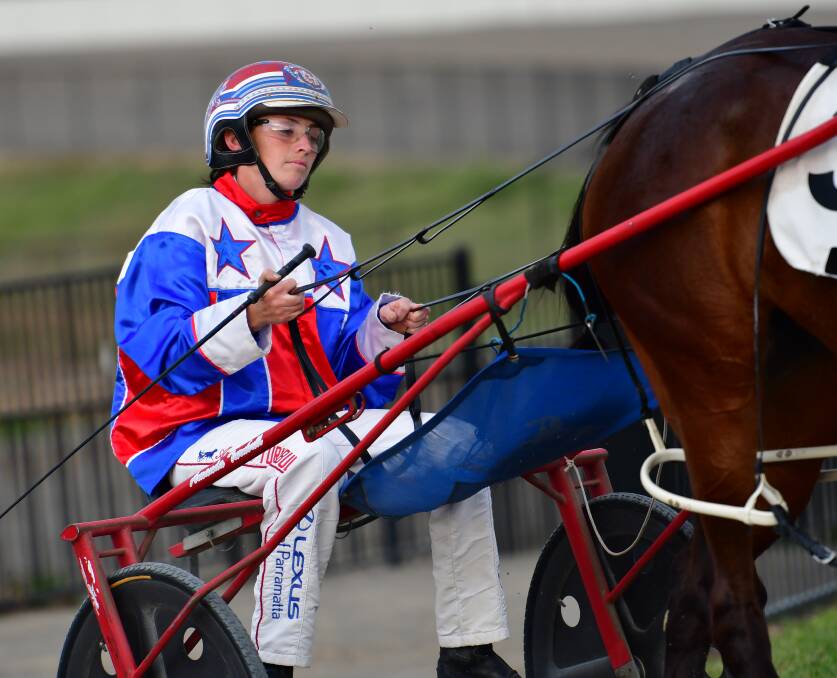 BIG PRIZE: The Lagoon trainer-driver Amanda Turnbull will steer Tact Tate in Saturday night's rich Blacks A Fake Queensland Championship. Photo: ALEXANDER GRANT