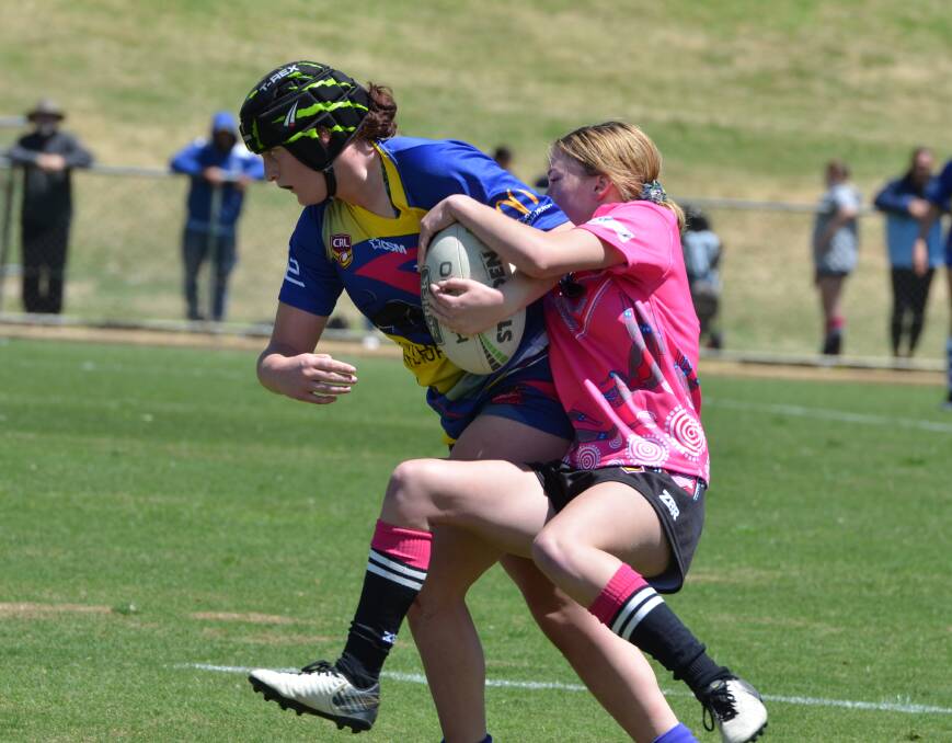 The Panorama Platypi posted a 24-10 win over the Wiradjuri Goannas in Saturday's final round match. Photos: ANYA WHITELAW