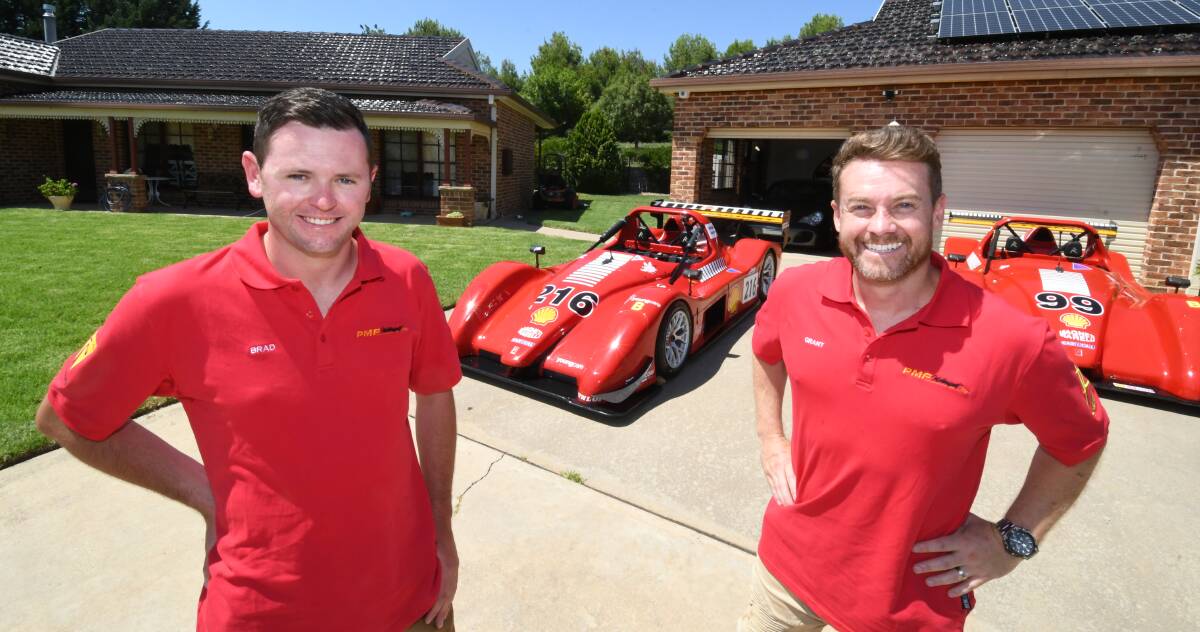 TEAM-MATES: Brad Shiels and Grant Denyer will race the #216 Radical at the Mount. Photo: CHRIS SEABROOK