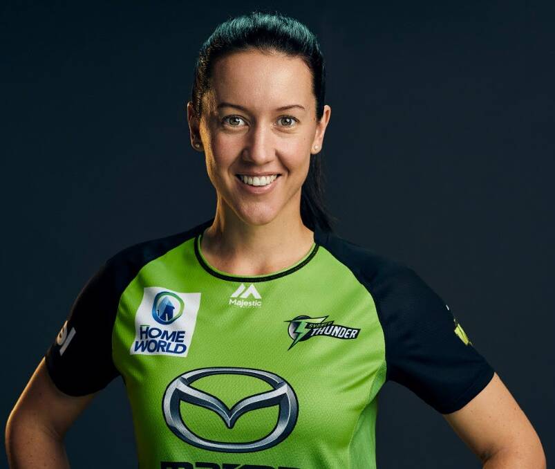 ANOTHER CRACK WITH THUNDER: Lisa Griffith will begin her third Women's Big Bash League season with Sydney Thunder on Friday night. Photo: CONTRIBUTED.