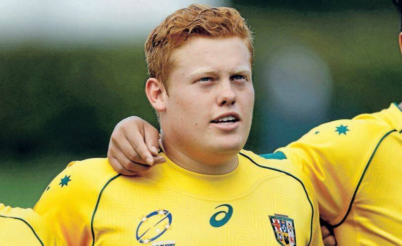 GOOD START: Bo Abra and his Junior Wallabies won their opening match at the World Rugby Under 20s Championships.