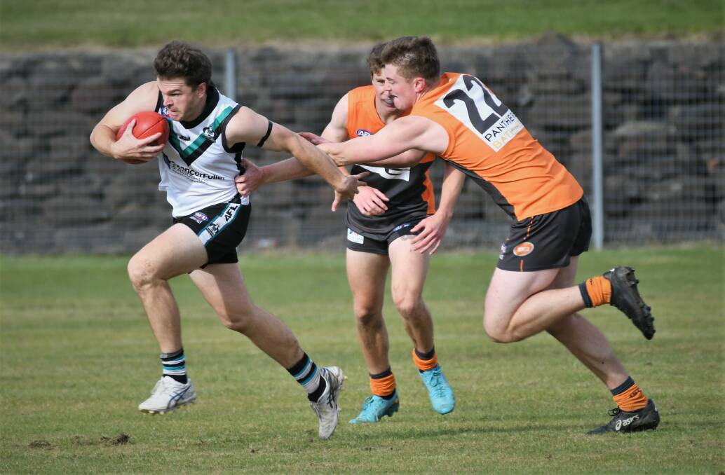 OFF AND RUNNING: Bill Watterson and his Bathurst Bushrangers team-mates are undefeated through the first six rounds of the competition. Photo: CHRIS SEABROOK