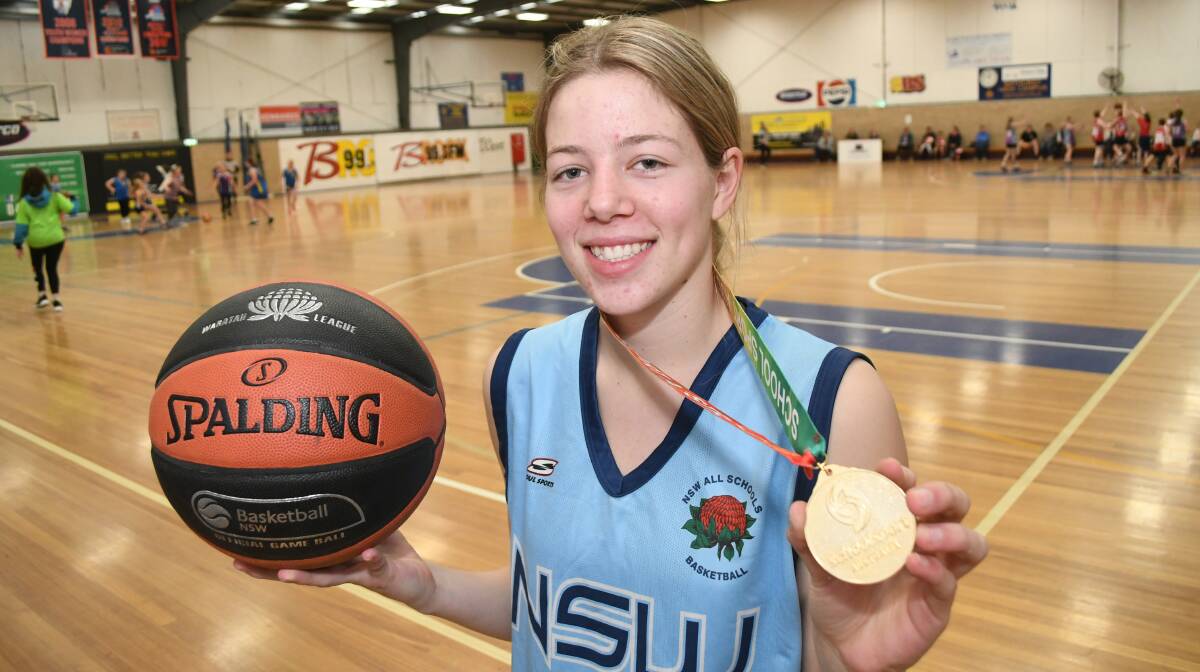 PERFECTION: Sara Matthews was part of the NSW team which went undefeated at the Australian All Schools titles. Photo: CHRIS SEABROOK