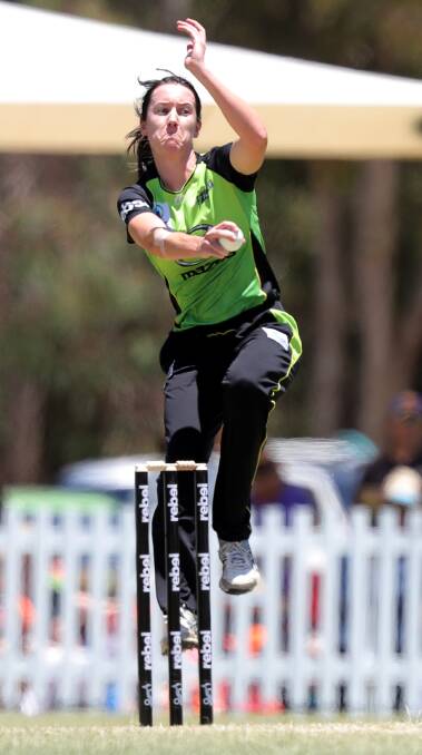 IMPRESSING: Bathurst talent Lisa Griffith ranks as the second most economical bowler in the Women's Big Bash League. Photo: AAP