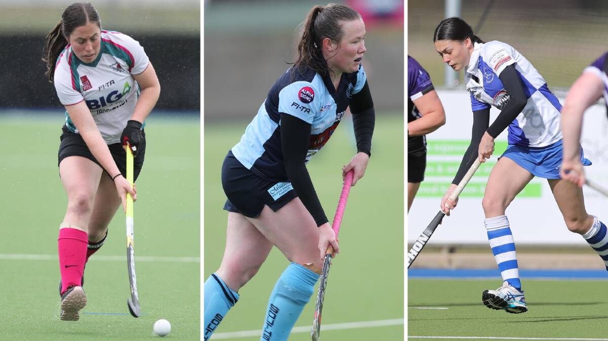 ALL STARS: Bathurst talents Kelly Baker, Sarah Watterson and Millie Fulton could feature in the PLH side. Photos: PHIL BLATCH