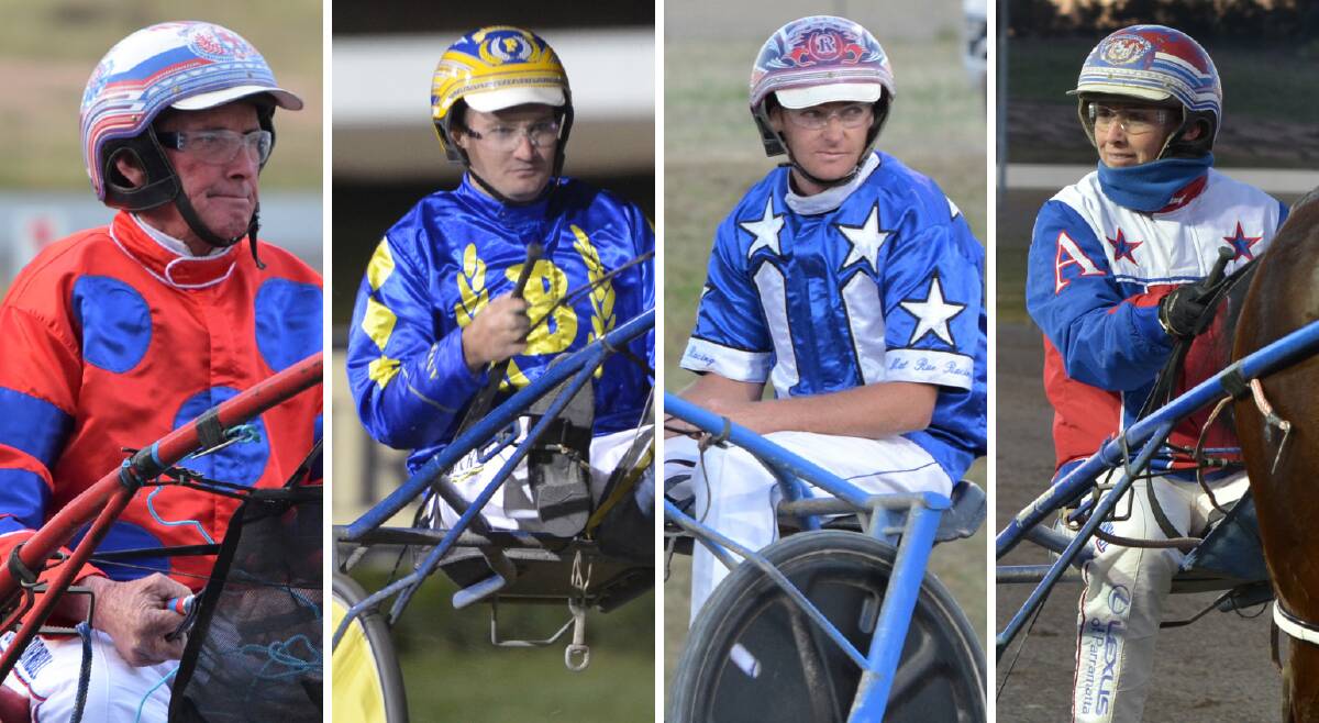 WANTING MORE: Steve Turnbull, Anthony Frisby, Mat Rue and Amanda Turnbull have all driven Shirley Turnbull Memorial winners in the past and will all be hunting for another success this year.