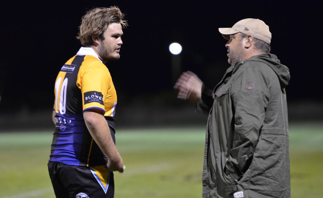 HELPING HAND: Scott Hatch (right) has previously coached the CSU men's side and is now working with the women's squad.