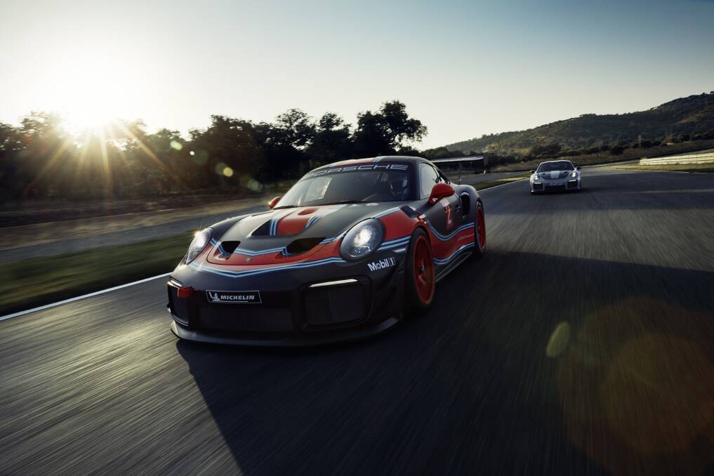NEW WHEELS: Mark Webber will steer the new Porsche 911 at Bathurst.