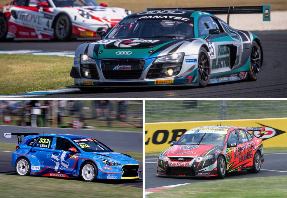 READY TO RUMBLE: Bathurst drivers Brad Schumacher, Brad Shiels and Mick Anderson will all be in action at Mount Panorama as part of the bumper six-day Bathurst 1000 event.