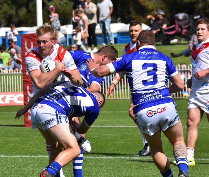 FIRE BREATHING DRAGON: Cody Gooden has impressed for the Dragons during the pre-season and was strong in their season-opening win over Macquarie Raiders last Saturday. Photo: JAY-ANNA MOBBS