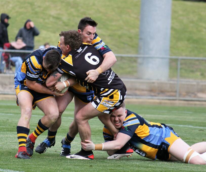 The Oberon Tigers defeated CSU 23-10 in Saturday's Mid West League Cup grand final. Photos: JOHN FITZGERALD