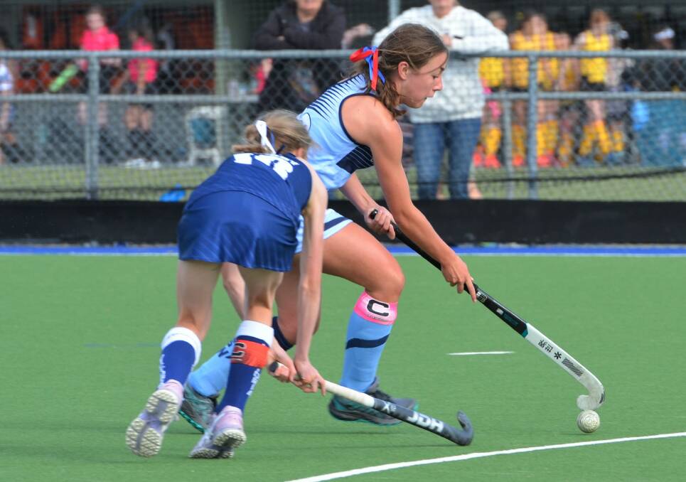AWESOME OPPORTUNITY: Lily Kable is enjoying the chance to skipper the NSW State side on home turf at the Under 15 Australian Championships. Photos: ANYA WHITELAW