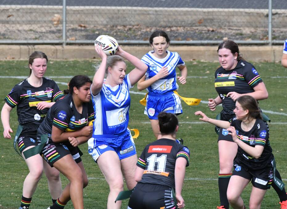 Bathurst Panthers came from a 20-point half-time deficit to beat under 18s league tag rivals St Pat's. Photos: CHRIS SEABROOK