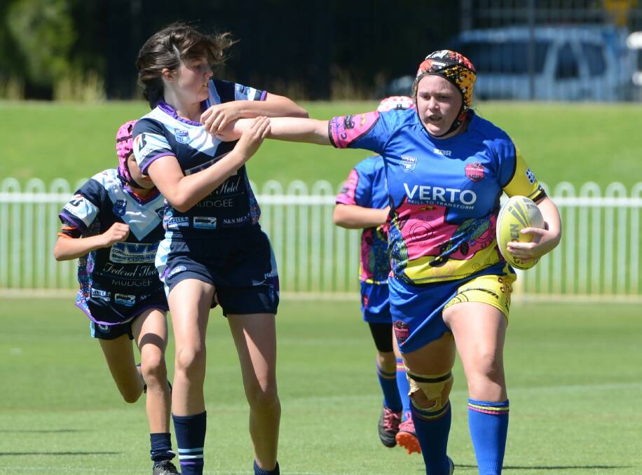 The Panorama Platypi posted a 32-16 win over the Midwest Brumbies on Saturday. Pictures by Anya Whitelaw