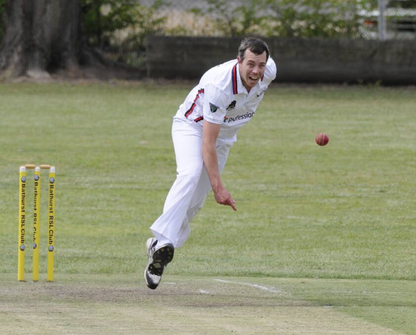 CALL UP: Clint Moxon will get his chance in the Bathurst District side this Sunday, the Redbacks bowler getting the call up for the Western Zone Premier League clash with Dubbo.