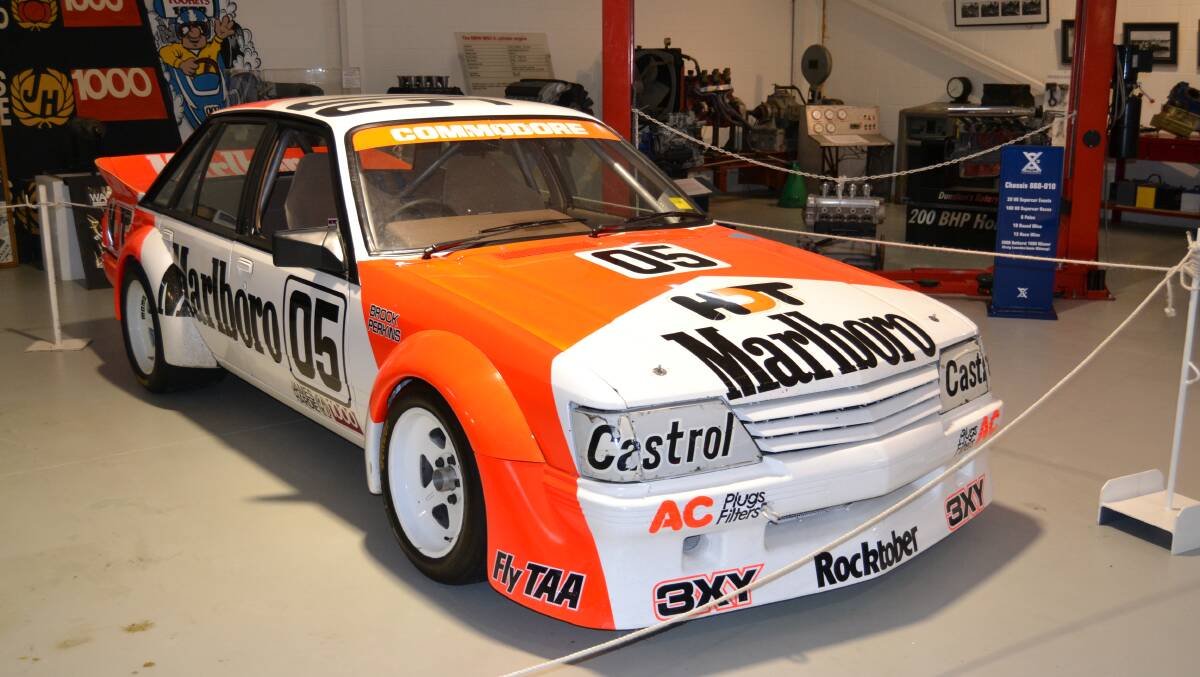 The 1984 Holden Commdore VK that Peter Brock and Larry Perkins drove to victory in the Bathurst 1000.
