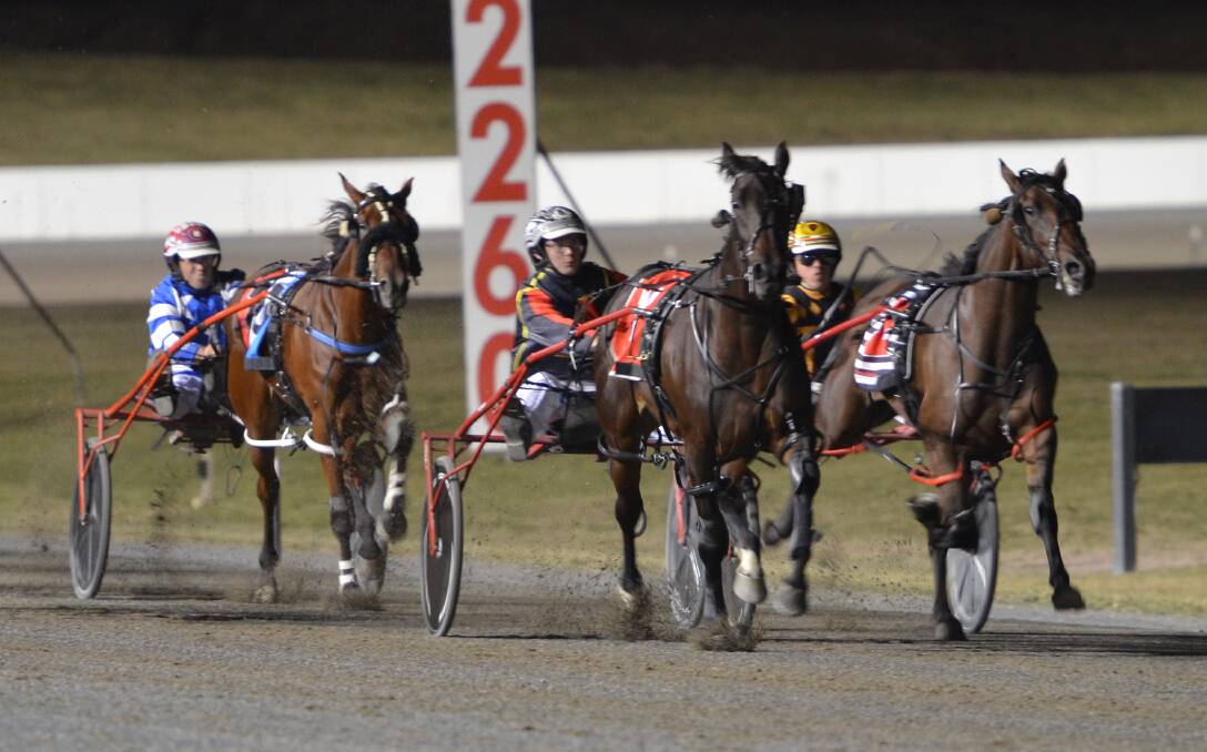 SKYE HIGH: Skye Mary Mac, trained by Dean and Kerry McDowell, was driven to victory in the opening Gold Tiara heat by Lleyton Green. Photos: ANYA WHITELAW