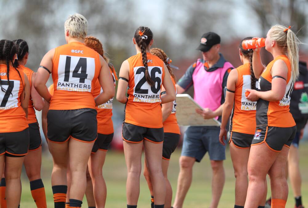 TOP EFFORT: The Bathurst Giants made the Central West AFL women's grand final in their maiden season. Photo: PHIL BLATCH