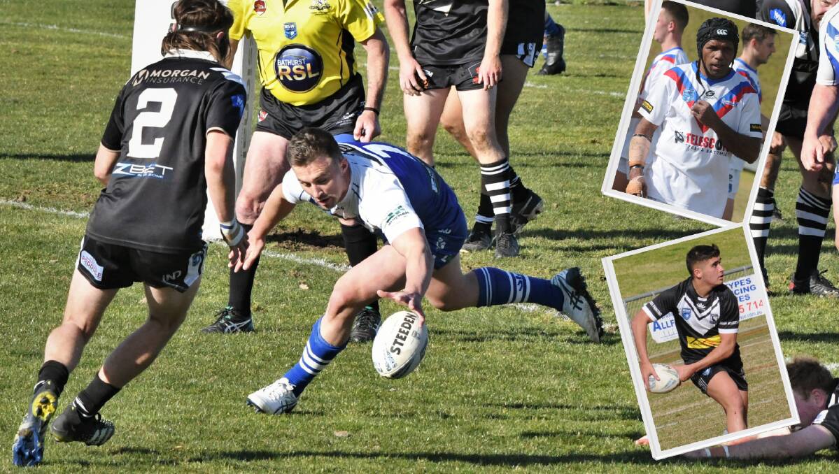 HOT OR COLD: St Pat's had moments of brilliance mixed with errors in its win over Cowra on the weekend while (inset) Parkes veteran Marika Koroivui and Forbes under 18s talent Jamie Thorpe impressed in their fixtures.