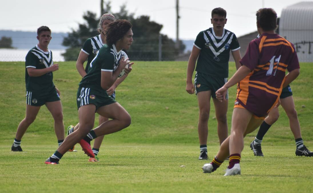 DOUBLE UP: The Western Rams under 16s and under 18s both got the better of Riverina in Sunday's games at Leeton. Photos: LIAM WARREN