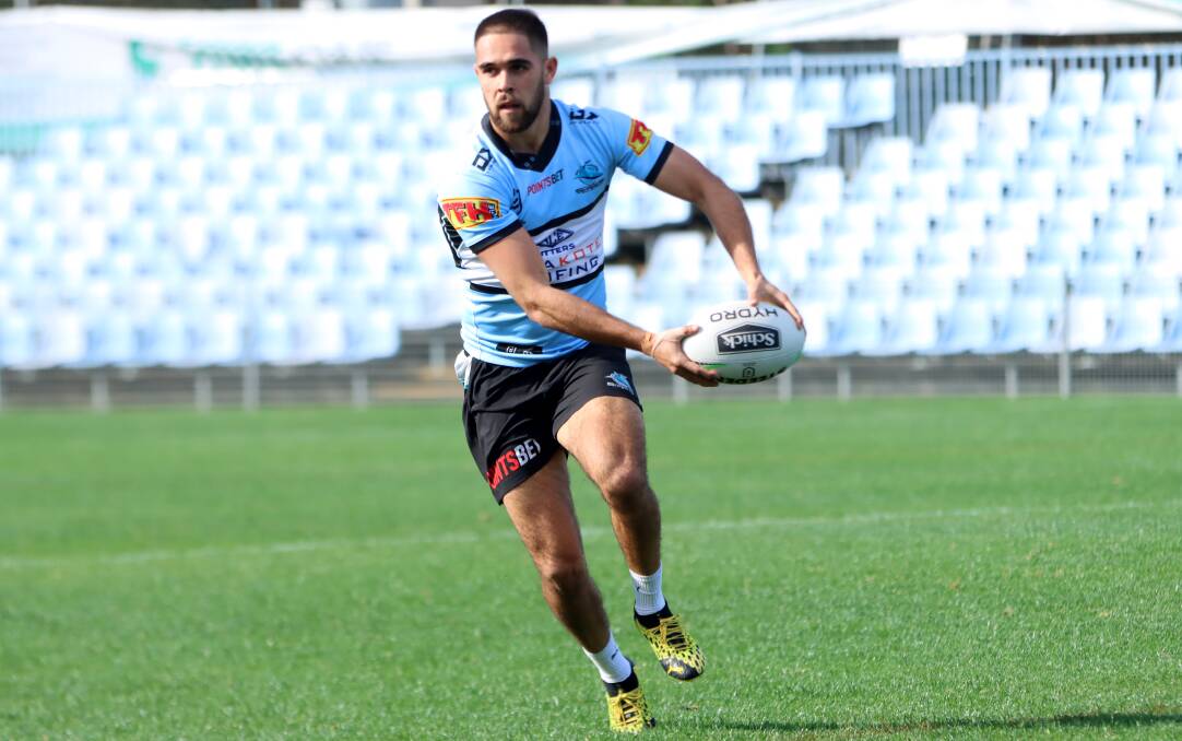 BIG MOMENT: Will Kennedy will play in his first NRL final this Saturday when his Sharks meet the Raiders. Photo: SHARKS MEDIA