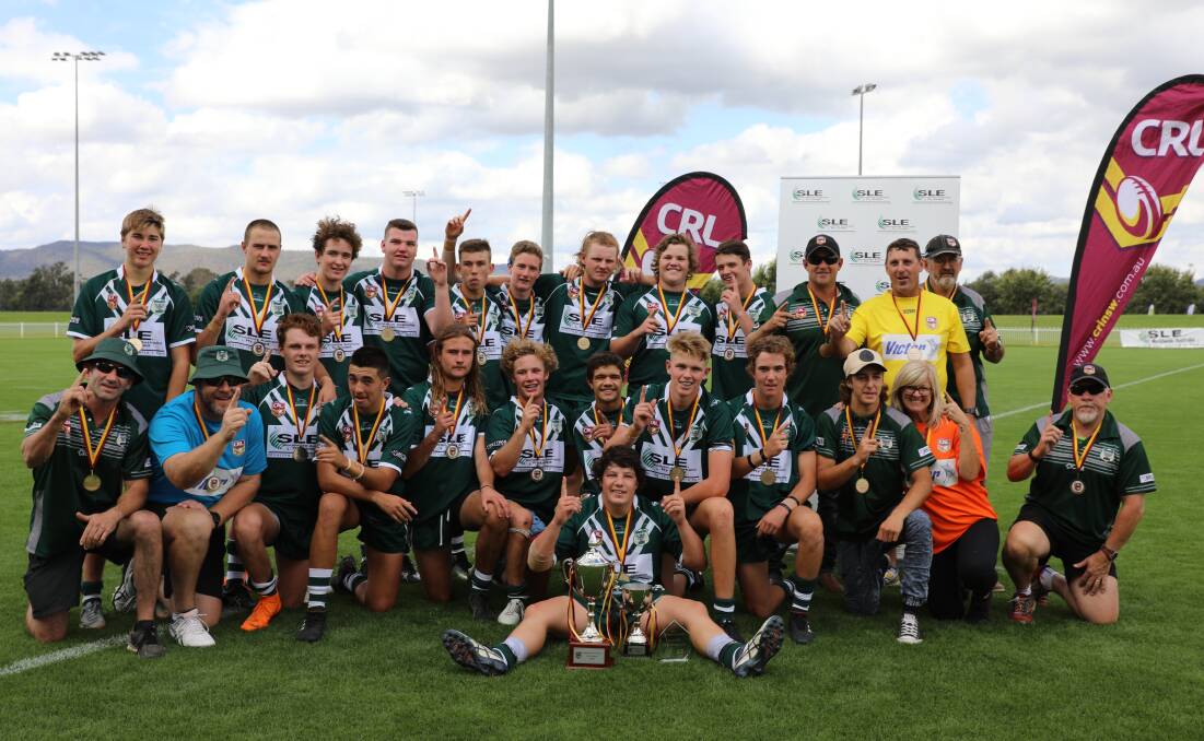 THE ORIGINALS: The under Western Rams side which won the inaugural Andrew Johns Cup in 2018 was packed full of talent.