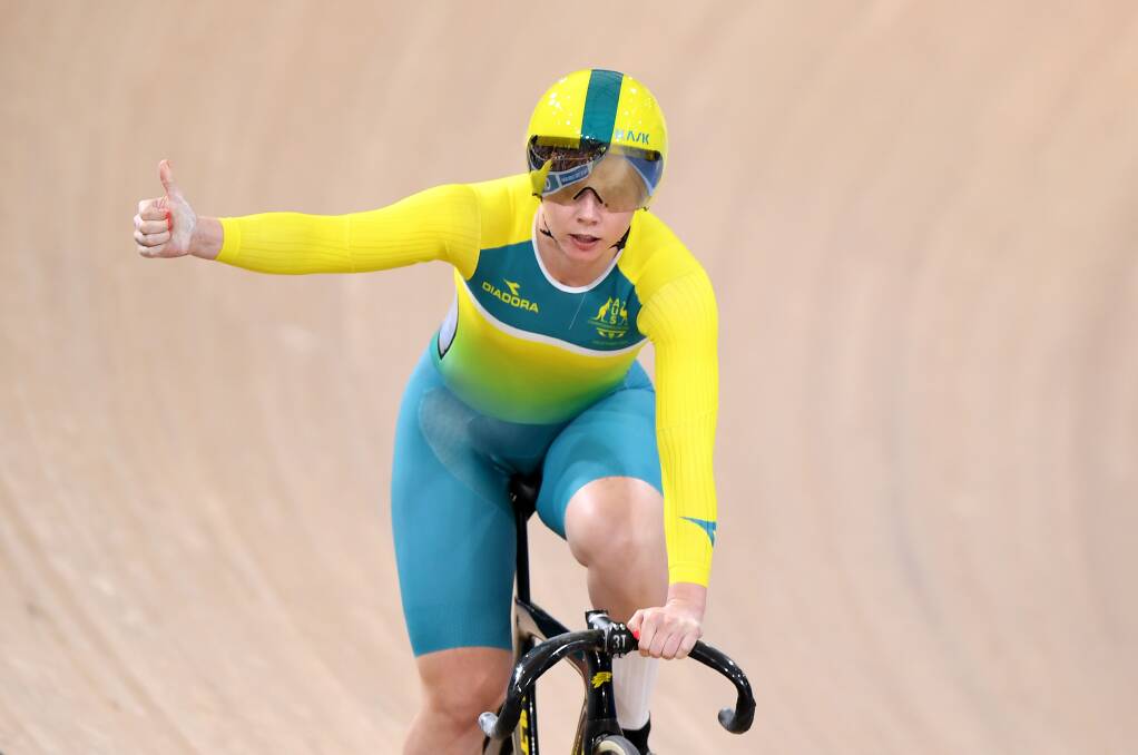 THAT'S GOLD: In the first three nights of competition at the Commonwealth Games, Kaarle McCulloch has won two golds and a bronze. Photo: AAP