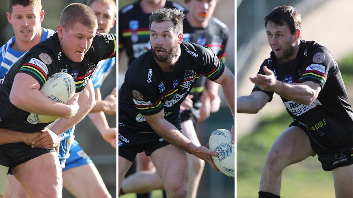 THE DEPARTED: Blake Seager, Doug Hewitt and Nick Loader won't be part of Bathurst Panthers 2022 campaign. Photos: PHIL BLATCH