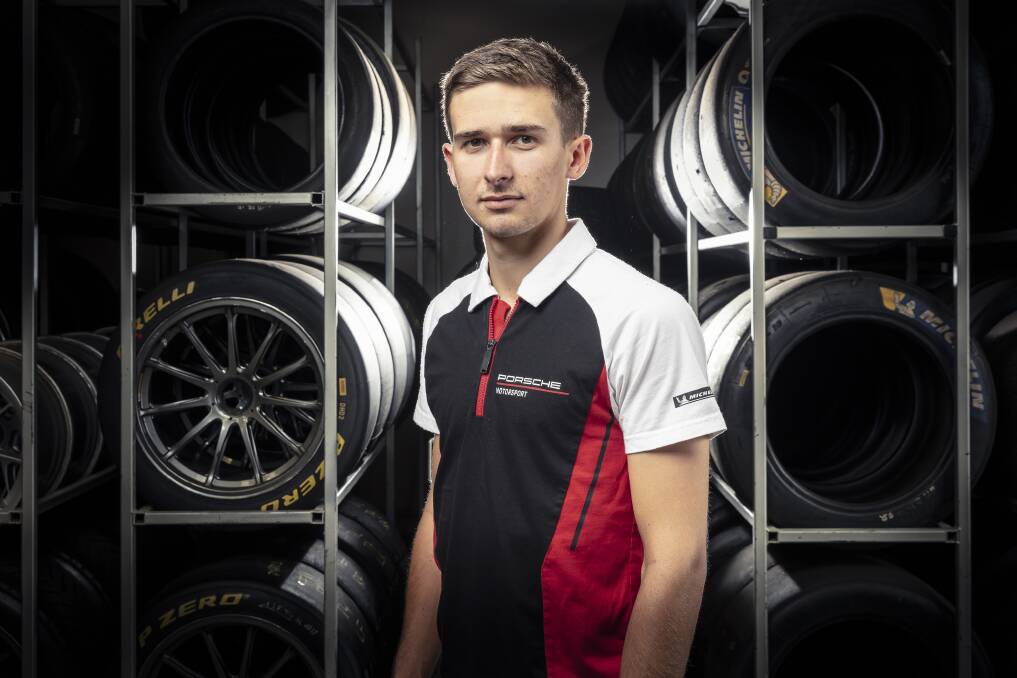OUTRIGHT AMBITION: Porsche young gun Matt Campbell is aiming for outright success in this Sunday's Bathurst 12 Hour. Photo: PORSCHE