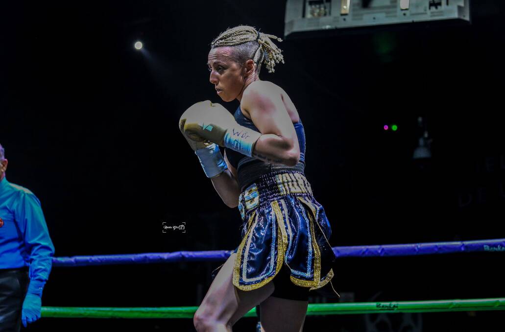 Bathurst native Kylie Fulmer the World Boxing Federation Women’s Intercontinental Super Bantamweight world champion. Photos: KYLIE FULMER/ROSITA GTZ