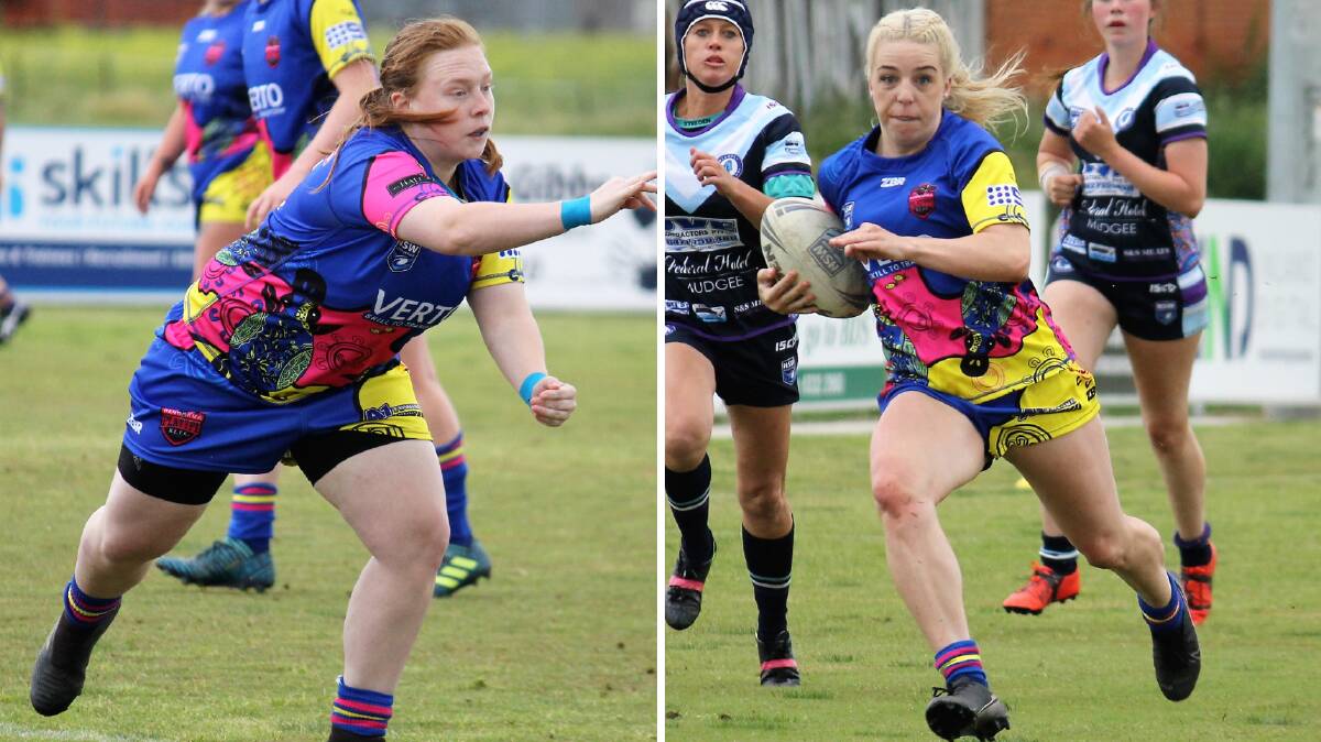 COUNTRY CALLS: Bathurst league talents Zarlia Griffiths and Claudia McLaren have been named in the Western Rams squad for the Country Championships.