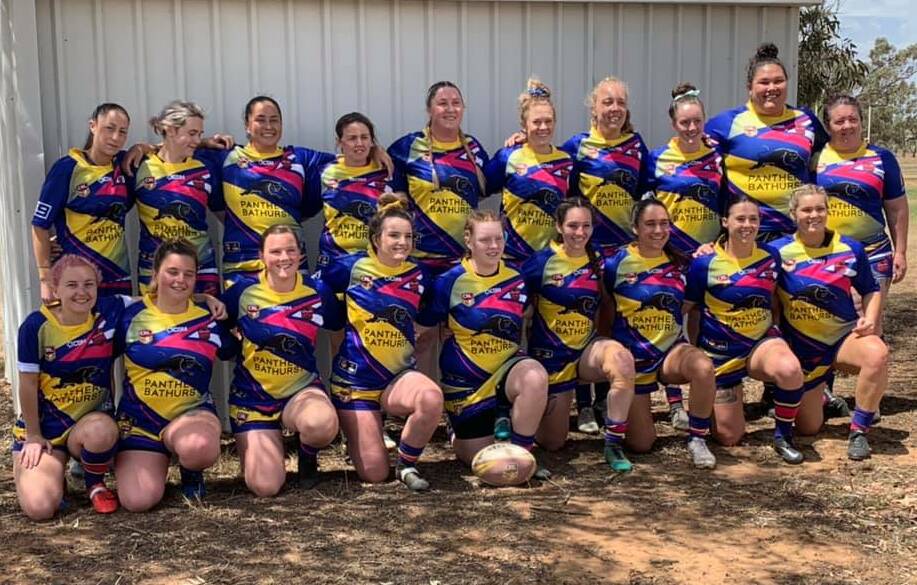 GIVING A CRACK: The opens Panorama Platypi team which plays in the Western Women's Rugby League competition came from 12-0 down to beat the Cougars in round three match. Photo: PANORAMA PLATYPI FACEBOOK