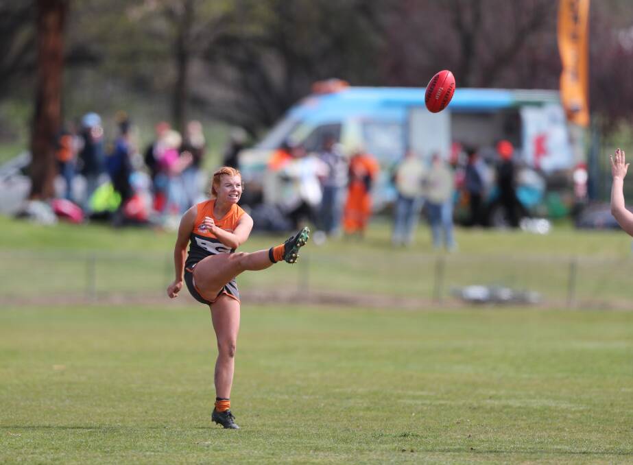 BACK-TO-BACK: Bathurst Giants' Katie Kennedy is now a two-time premiership winning captain after her side beat Dubbo in Saturday's grand final. Photo: PHIL BLATCH