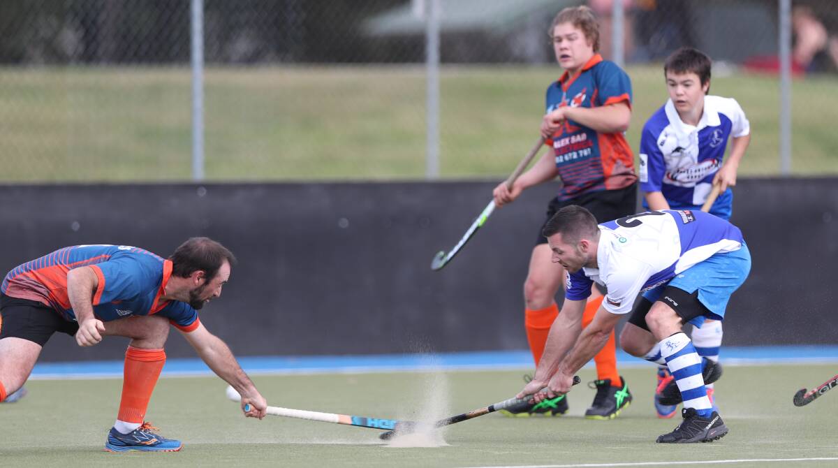 BE STRONG: After drawing with Orange Wanderers in the opening round of the men's nines competition, Blake Davis and his fellow Saints are hungry for a win over Lithgow Zig Zag. Photo: PHIL BLATCH
