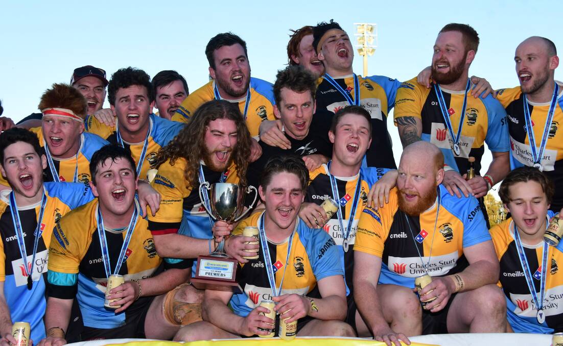 DROUGHT BREAKERS: The CSU outfit that ended a 15-year wait for a top grade premiership, clinching the New Holland Cup. It was a moment the students relishes, but their goal is a return to the Blowes Clothing Cup.