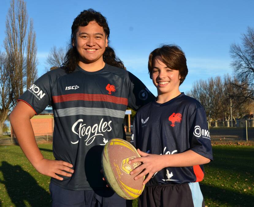 TALENT IDENTIFIED: Bathurst Panthers pair Riley Carter and Leon Mokaraka have been signed up for the Sydney Roosters' junior development program. Photo: ANYA WHITELAW