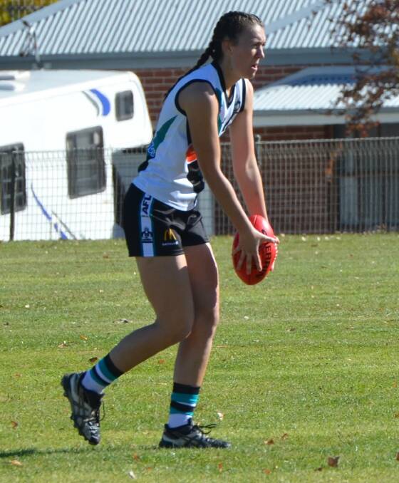 CHALLENGE AWAITS: Bathurst Lady Bushrangers talent Bethanie Durham will line up for the Central West AFL women's representative side this Saturday in Nowra.