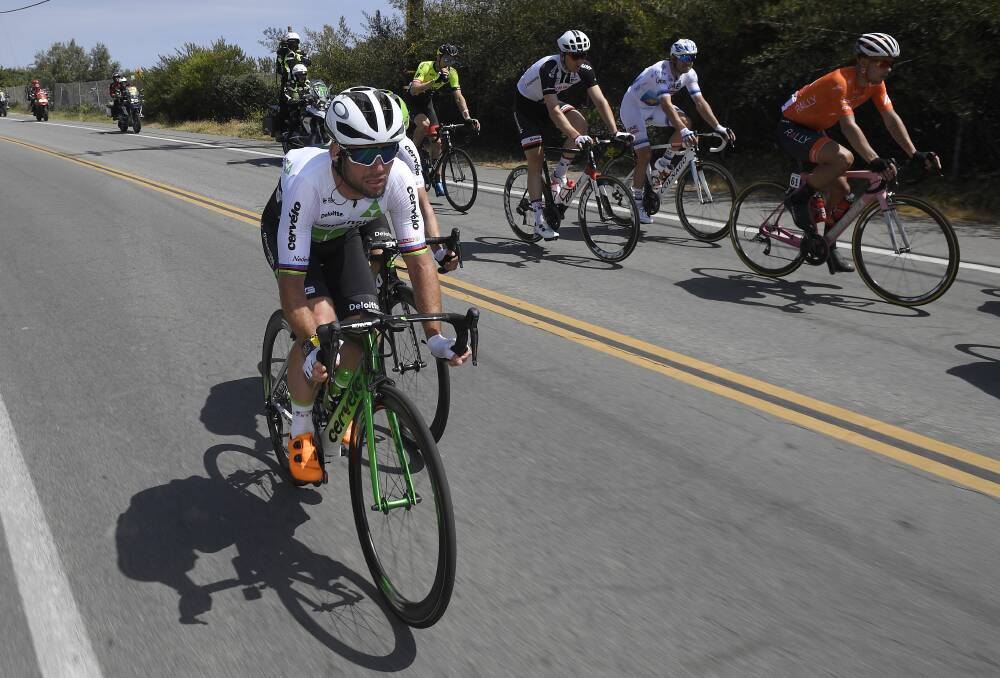 TIME ON THE ROAD: Mark Renshaw and his team-mate Mark Cavendish (pictured) got good racing kilometres under their belt at the Tour of California. They are building towards the Tour de France. Photo: AP
