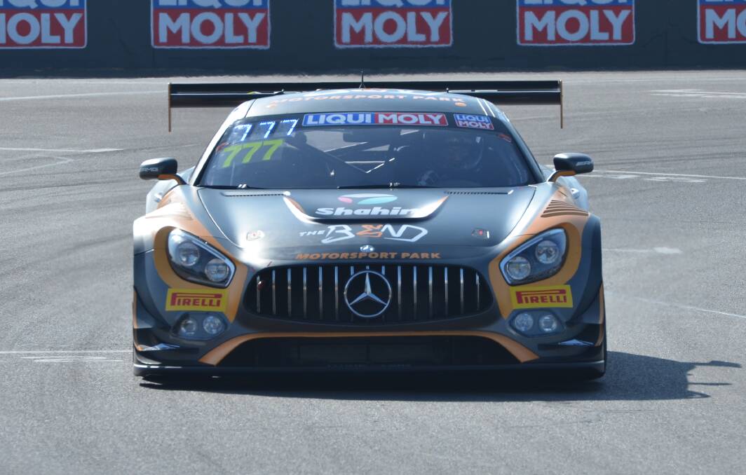 CHILLING: Racing this Mercedes at the Bathurst 12 Hour event is something Anton de Pasquale said was a lot different to driving his Holden Commodore at the Mount. Photo: ANYA WHITELAW