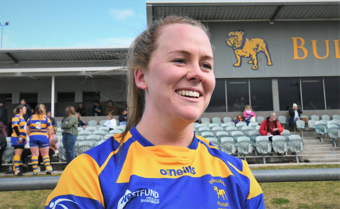 VALUED BULLDOG: Flyhalf Kate Gullifer became the first female player to notch up 50 senior games for the Bulldogs. She was later joined in the 50 club by Mel Waterford and Ebony Fenton. Photo: CHRIS SEABROOK