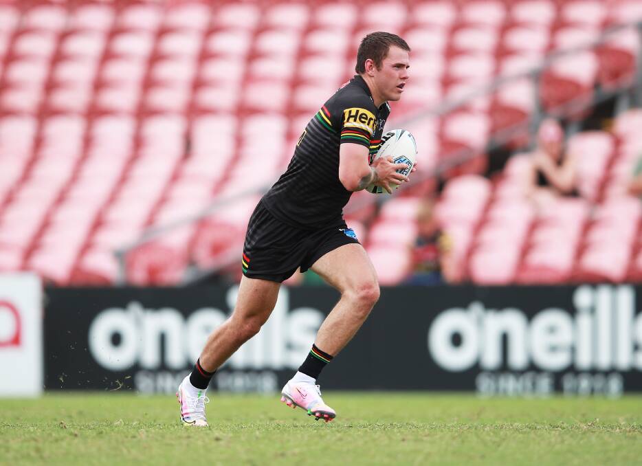 BACK IN BLACK: Ash Cosgrove is hoping to not only impress in SG Ball for Penrith, but get Jersey Flegg minutes too. Photo: PANTHERS MEDIA
