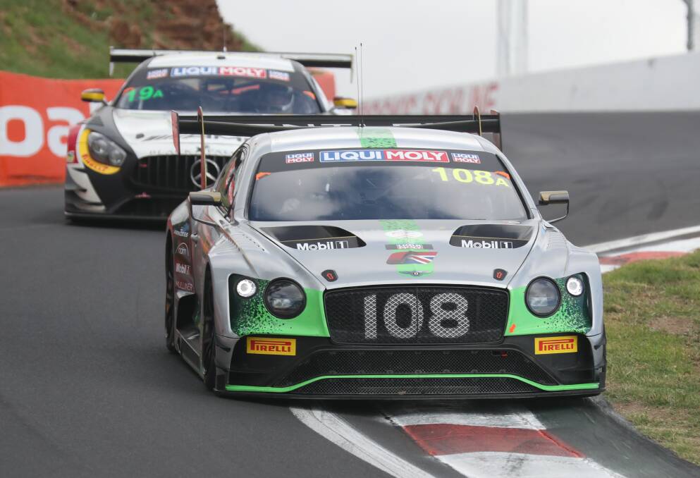 POPULAR: Bentley and Mercedes are amongst the GT3 manufacturers who will be represented in the Bathurst 12 Hour. Photo: PHIL BLATCH