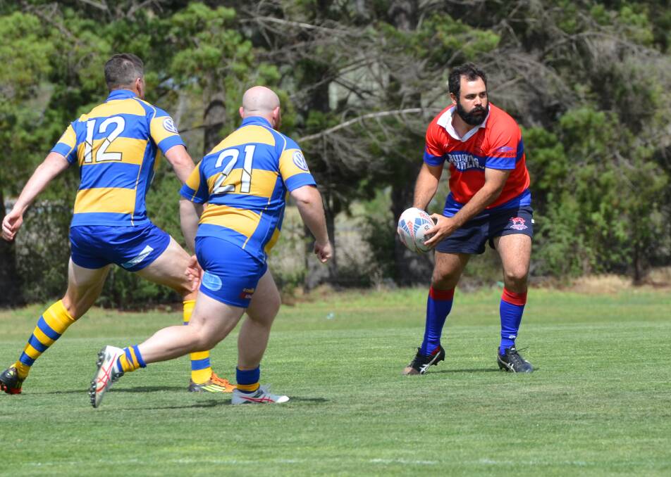 Action from the Building Durability Bathurst Rugby 10s tournament at Ashwood Park. Photos: ANYA WHITELAW