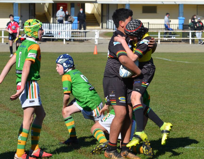 SWEET MOMENT: The under 11 Bathurst Panthers beat Orange CYMS in their qualifying semi-final. It was the last game they played before the season was abandoned. Photo: ANYA WHITELAW