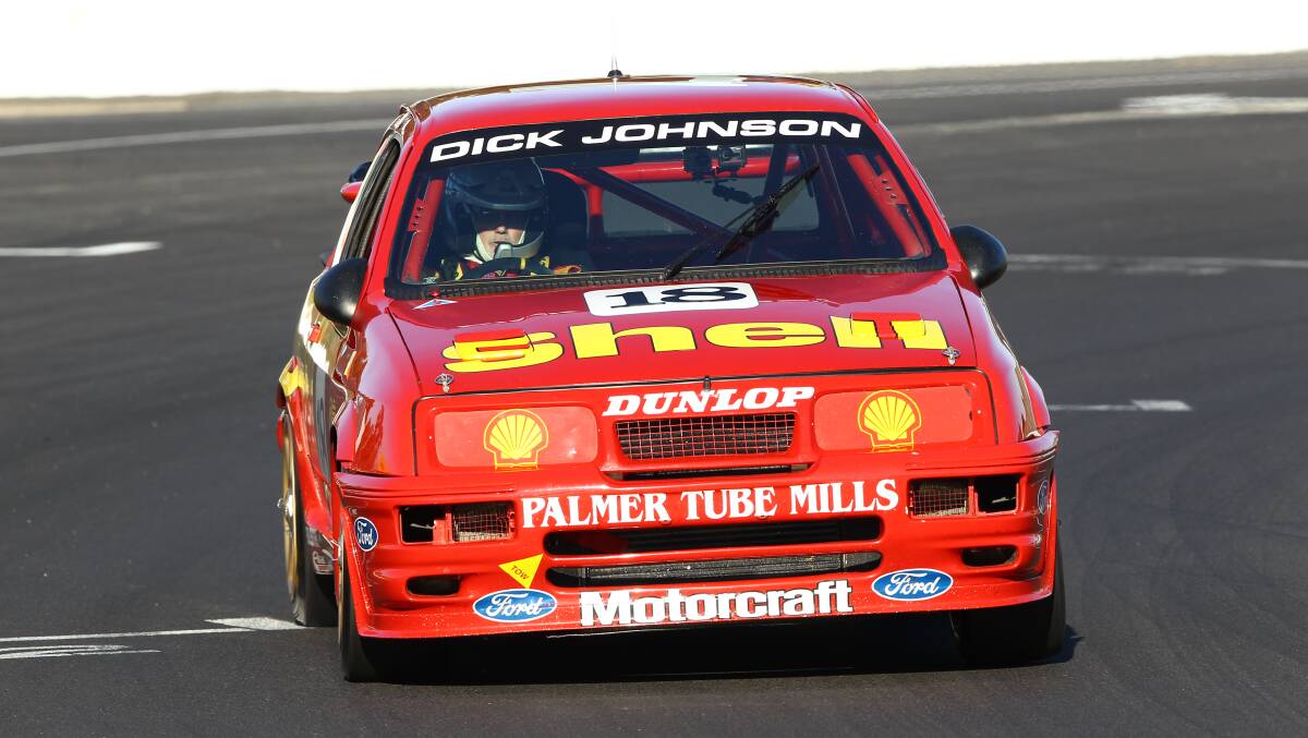 ICONIC CAR: Chris Stillwell enjoyed success at Bathurst with the former Dick Johnson Ford Sierra RS500. Photo: PHIL BLATCH
