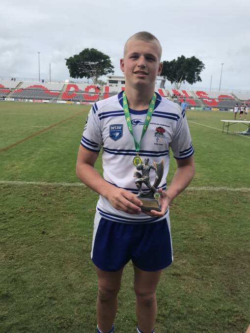 PROGRESSION: Former St Pat's junior star Myles Martin was named in the Australian under 15s rugby league merit team in 2019. Next year he will be given an NRL rookie contract by Newcastle. Photo: CONTRIBUTED